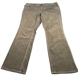 Z. Cavaricci Corduroy Pants Womens‎ 20 (41x32) Brown Bootcut Stretch